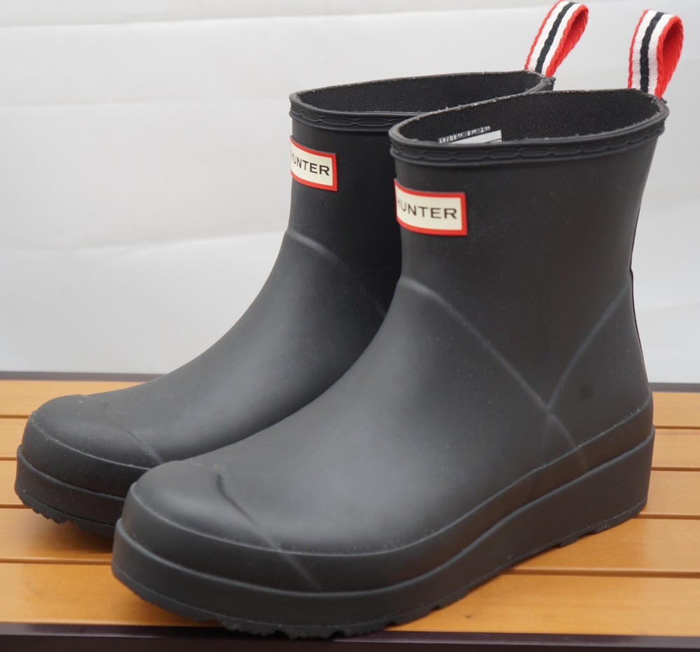 Hunter Women's Original Play Short Rain Boots Black US 9 / EU 40 / UK 7